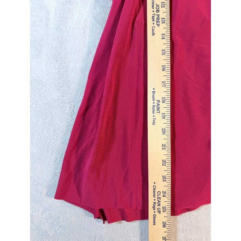 Miraclesuit Tankini Top Dazzle Red & Black High Waist Bottom Set Women's Size 14